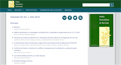 Desktop Screenshot of anales.fundacionbengoa.org